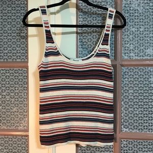 Madewell Cotton knit tank top size S